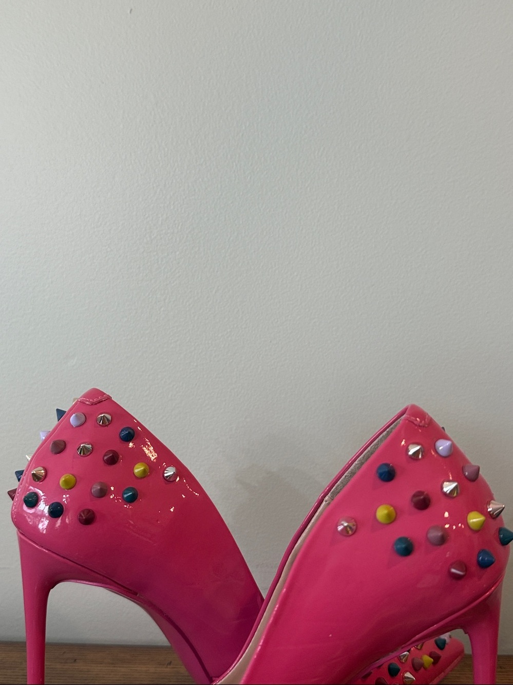 Steve Madden Hot Pink Jeweled Pointed-Toe Stiletto Pump - Picture 16 of 17